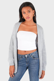 Gilet "Keep me warm" gris clair