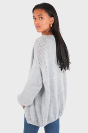 Gilet "Keep me warm" gris clair