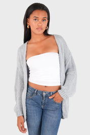 Gilet "Keep me warm" gris clair